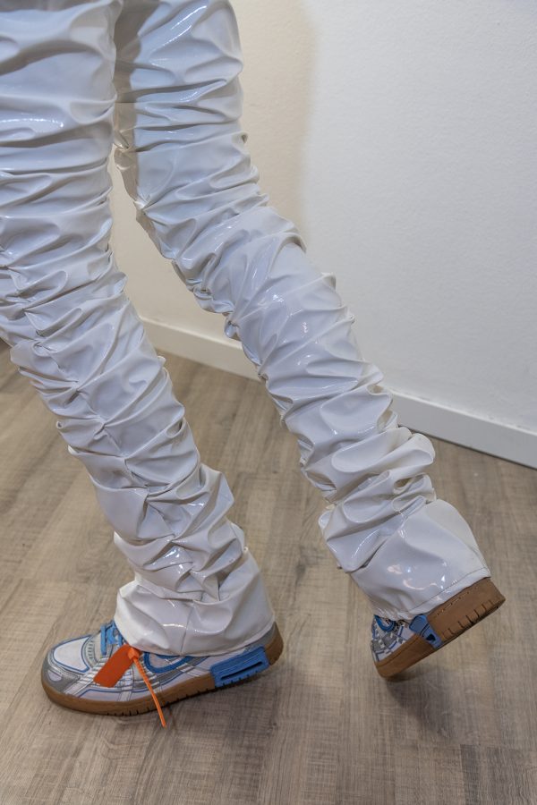 210 white vinyl pants